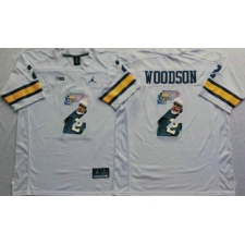 Michigan Wolverines #2 Charles Woodson White Player Fashion Stitched NCAA Jersey