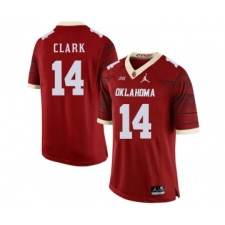 Oklahoma Sooners 14 Reece Clark Red 47 Game Winning Streak College Football Jersey