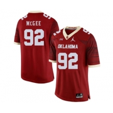Oklahoma Sooners 92 Stacy McGee Red 47 Game Winning Streak College Football Jersey
