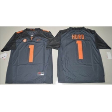 Tennessee Volunteers #1 Jalen Hurd Grey Limited Stitched NCAA Jersey
