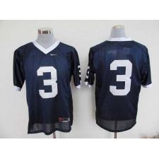 Nittany Lions #3 Navy Blue Embroidered NCAA Jerseys