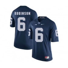 Penn State Nittany Lions 6 Andre Robinson Navy College Football Jersey