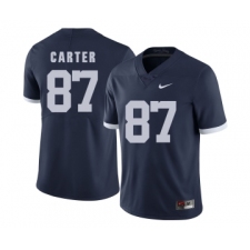 Penn State Nittany Lions 87 Kyle Carter Navy College Football Jersey