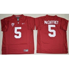 Stanford Cardinal #5 Christian McCaffrey Red Stitched NCAA Jersey