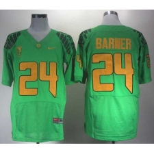 NEW Oregon Ducks Kenjon Barner 24 Green College Football Jerseys