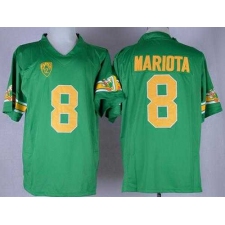 Oregon Ducks #8 Marcus Mariota Green 1994 Throwback Stitched NCAA Jersey