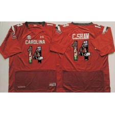 South Carolina Fighting Gamecocks #14 Connor Shaw Red Player Fashion Stitched NCAA Jersey