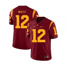 USC Trojans 12 Charles White Red College Football Jersey