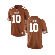 Texas Longhorns 10 Vince Young Brunt Orange College Football Jersey