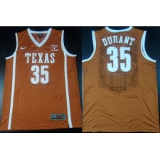 Texas Longhorns 35 Kevin Durant Orange College NCAA Basketball Jerseys