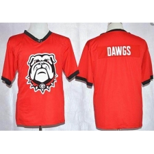 Bulldogs Dawgs Red Pride Fashion Stitched NCAA Jersey