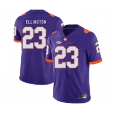 Clemson Tigers 23 Andre Ellington Purple Nike College Football Jersey