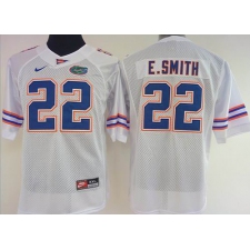Women's Florida Gators #22 Emmitt Smith White Stitched NCAA Jersey