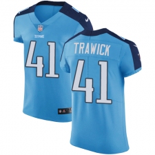 Men's Nike Tennessee Titans #41 Brynden Trawick Light Blue Team Color Vapor Untouchable Elite Player NFL Jersey