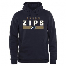 Akron Zips Navy Blue Team Strong Pullover Hoodie