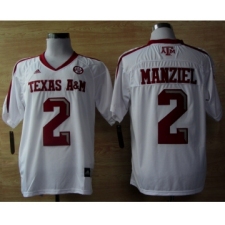 Texas A&M Aggies 2 Johnny Manziel White Jerseys