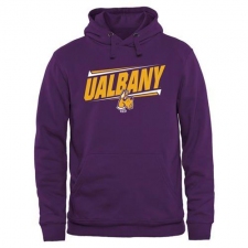 Albany Great Danes Purple Double Bar Pullover Hoodie