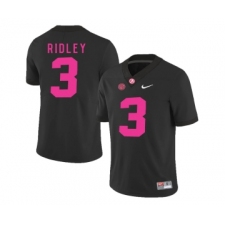 Alabama Crimson Tide 3 Calvin Ridley Black 2018 Breast Cancer Awareness College Football Jersey
