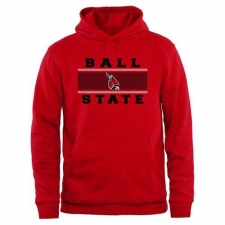 Ball State Cardinals Red Big & Tall Micro Mesh Sweatshirt