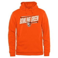 Bowling Green St. Falcons Orange Double Bar Pullover Hoodie