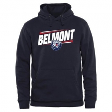 Belmont Bruins Navy Double Bar Pullover Hoodie