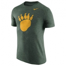 Baylor Bears Nike Logo Plus Tri-Blend T-Shirt Heather Green