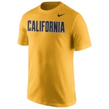 Cal Bears Nike Wordmark T-Shirt Gold