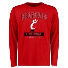 Cincinnati Bearcats Big & Tall Campus Icon Long Sleeves T-Shirt Red