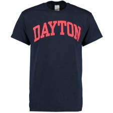 Dayton Flyers Arch T-Shirt Navy Blue