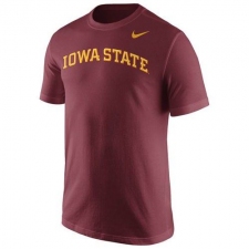 Iowa State Cyclones Nike Wordmark T-Shirt Cardinal
