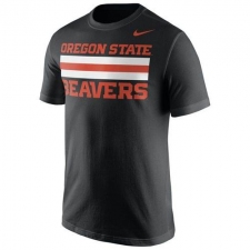 Oregon State Beavers Nike Team Stripe T-Shirt Blue
