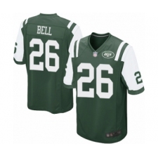 Men's New York Jets #26 Le Veon Bell Game Green Team Color Football Jersey