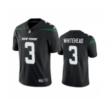 Men's New York Jets #3 Jordan Whitehead Black Vapor Untouchable Limited Stitched Jersey
