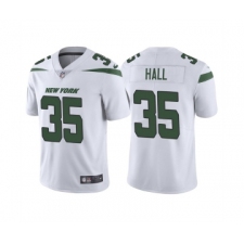 Men's New York Jets #35 Breece Hall 2022 White Vapor Untouchable Limited Stitched Jersey