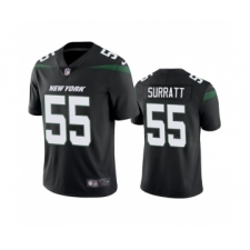Men's New York Jets #55 Chazz Surratt Black Vapor Untouchable Limited Stitched Jersey