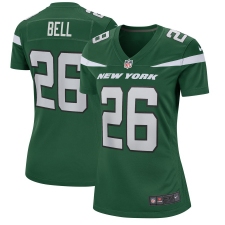 Womens New York Jets #26 Le Veon Bell Nike Game Jersey – Green