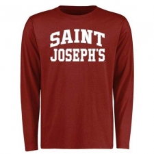 Saint Joseph's Hawks Everyday Long Sleeves T-Shirt Cardinal