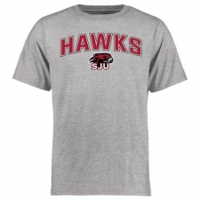 Saint Joseph's Hawks Proud Mascot T-Shirt Ash