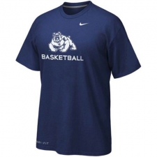 Fresno State Bulldogs Nike Basketball Legend Practice Performance T-Shirt Navy