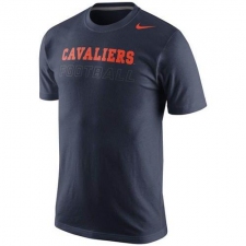 Virginia Cavaliers Nike Football Practice Training Day T-Shirt Navy Blue