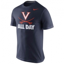 Virginia Cavaliers Nike Team T-Shirt Navy Blue