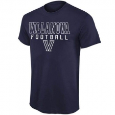 Villanova Wildcats Frame Football T-Shirt Navy Blue