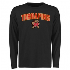Maryland Terrapins Proud Mascot Long Sleeves T-Shirt Black