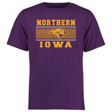 Northern Iowa Panthers Big & Tall Micro Mesh T-Shirt Purple