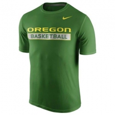 Oregon Ducks Nike Basketball Practice Performance T-Shirt Apple Green