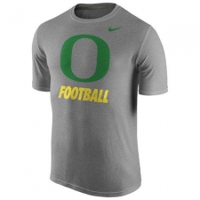Oregon Ducks Nike Legend Logo Performance T-Shirt Heather Gray