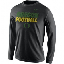 Oregon Ducks Nike Legend Performance Long Sleeves T-Shirt Black