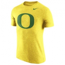 Oregon Ducks Nike Logo Plus Tri-Blend T-Shirt Heather Gold