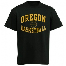 Oregon Ducks Reversal Basketball T-Shirt Green