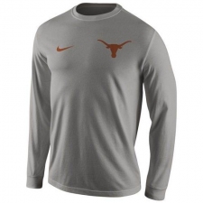 Texas Longhorns Nike Performance Legend Long Sleeves T-Shirt Gray